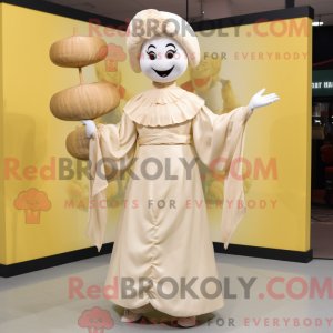 Beige Dim Sum mascot...