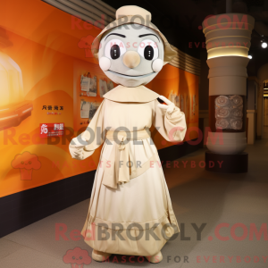 Beige Dim Sum mascot...