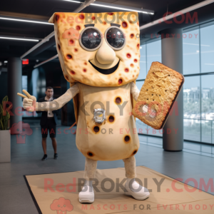 Máscara de fatia de pizza...