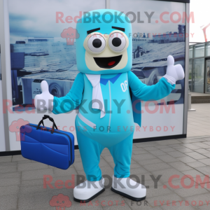Cyan Moussaka mascot...