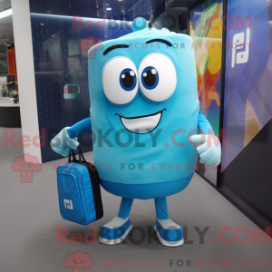 Cyan Moussaka mascot...