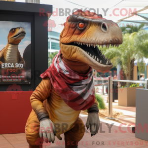 Rust Spinosaurus mascot...