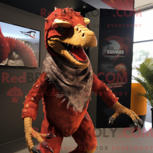 Rust Spinosaurus maskot...