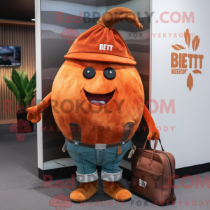 Rust Beet mascot costume...