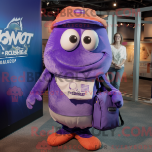 Purple Clam Chowder mascot...