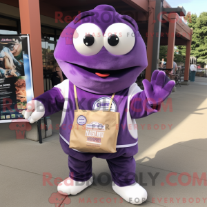 Purple Clam Chowder mascot...