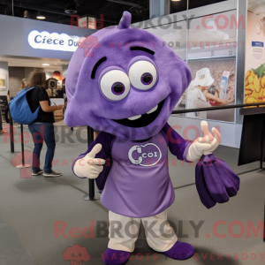 Purple Clam Chowder mascot...