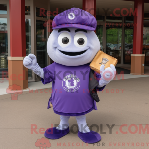 Purple Clam Chowder mascot...