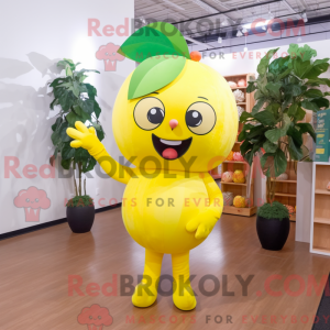 Lemon Yellow Cherry mascot...