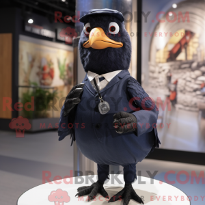 Navy Blackbird mascot...