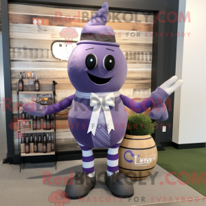 Lavender Grenade mascot...