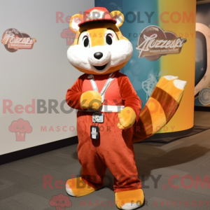 Rust Weasel maskot drakt...