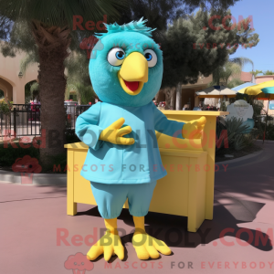 Turquoise Canary mascot...