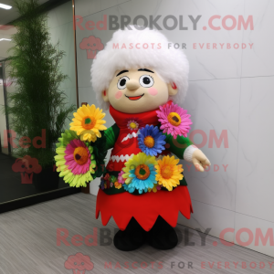 Costume mascotte de bouquet...
