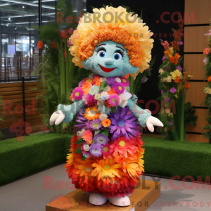 Costume mascotte de bouquet...