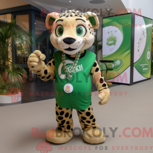 Olive Cheetah mascot...