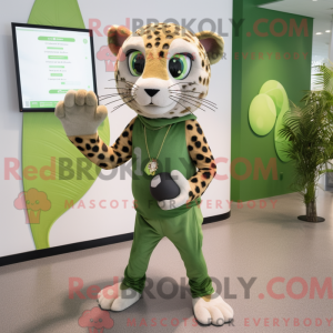 Costume mascotte de guépard...