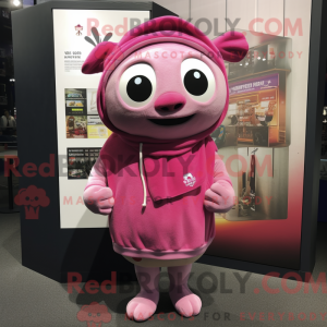 Pink Moussaka mascot...