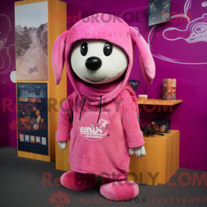 Pink Moussaka mascot...