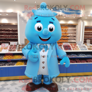 Sky Blue Chocolates maskot...