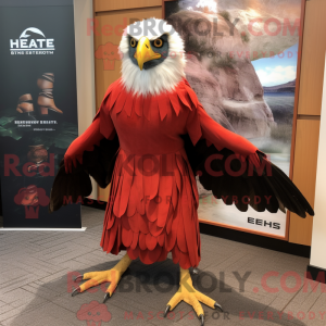 Red Haast S Eagle maskot...