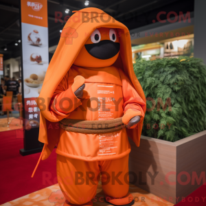Postava maskota Orange Pho...