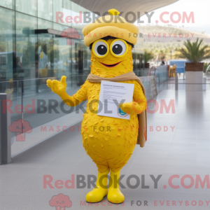 Yellow Paella mascot...