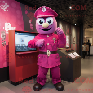 Postava maskota Magenta...