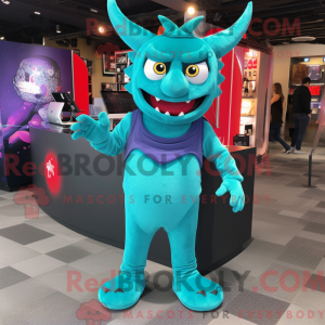Turkis Djævel maskot...