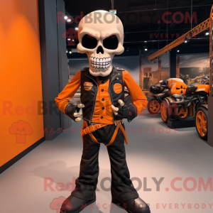 Orange Graveyard mascot...