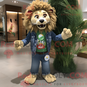 Olive Tamer Lion mascot...