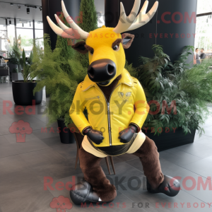 Personaggio mascotte alce...