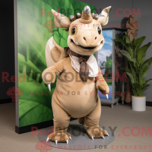 Máscara de Triceratops Tan...