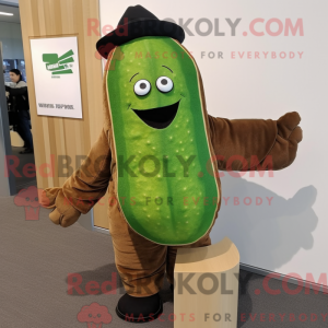 Brown Cucumber mascot...