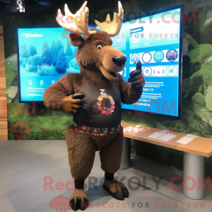 Costume de mascotte d élan...