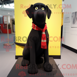 Black Dog-maskotdraktfigur...