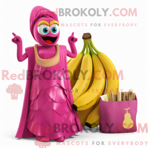 Magenta Baa Maskottchen...