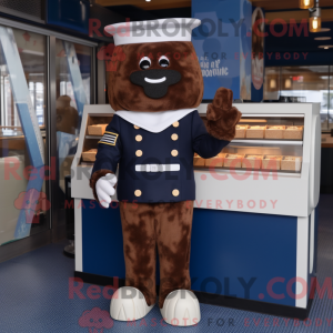 Navy Chocolate Bars mascot...