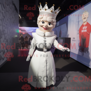 White Queen mascot costume...