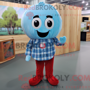 Sky Blue Cherry mascot...