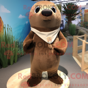 Brown Seal maskot...