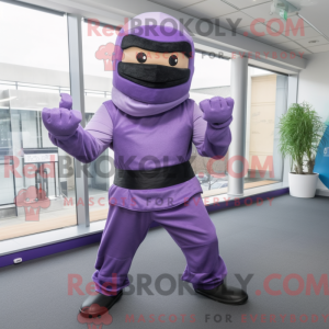 Lavender Ninja mascot...