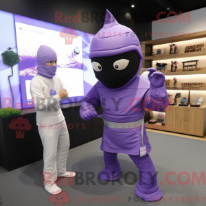 Lavender Ninja mascot...