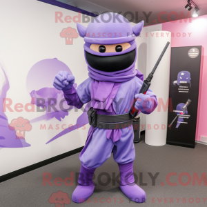 Lavender Ninja mascot...