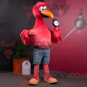 Postava maskota červeného...