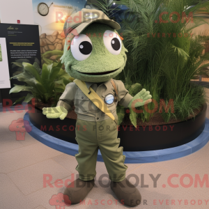 Olive Barracuda mascot...