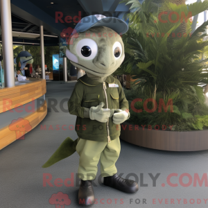 Olive Barracuda mascot...