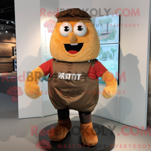 Rust Potato mascot costume...