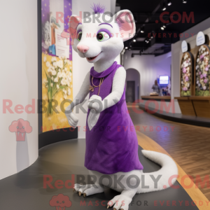 Lavender Weasel mascot...