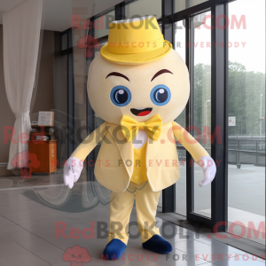 Creme Lemon maskot kostume...